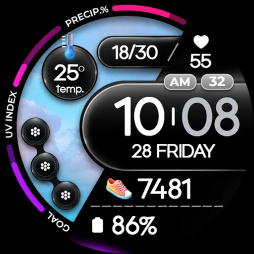 OMG 354 Weather Watch Face screenshot 31