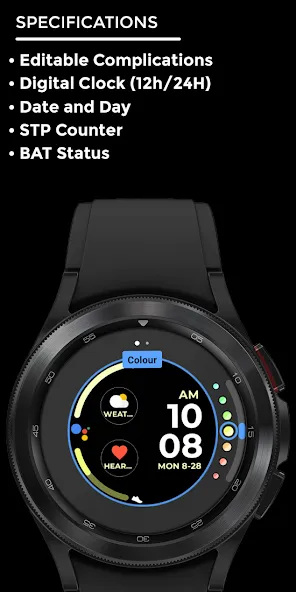 Night 42 - watch face screenshot 4