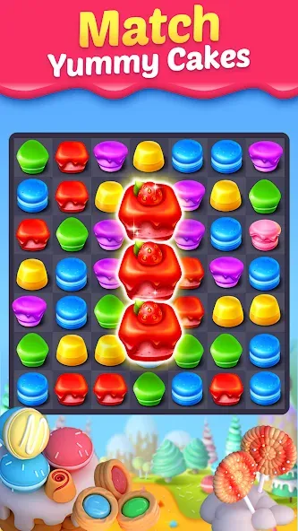 Cake Smash Mania - Match 3 screenshot 1