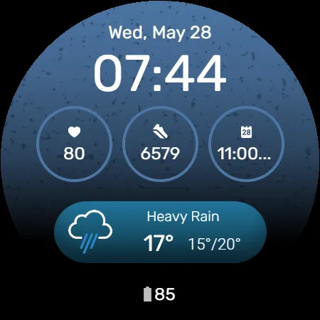 Digital Watchface D5 screenshot 24