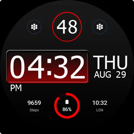 Key WF31 Digital Watch Face screenshot 26