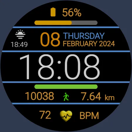 Iris509 Digital Watch Face screenshot 9