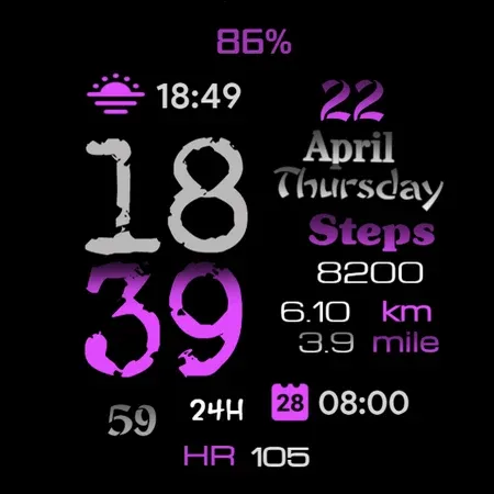 DB9 Cracked WF Wear OS 4+ screenshot 12