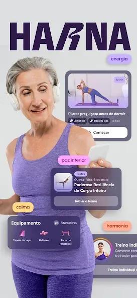 HARNA: Treino e Fitness screenshot 1