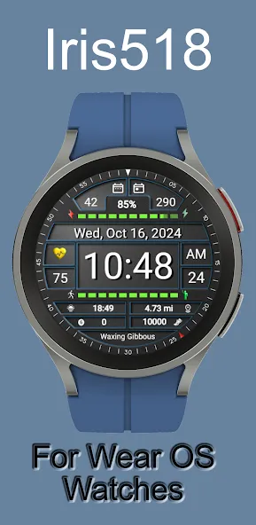 Iris518 Digital Watch Face screenshot 9