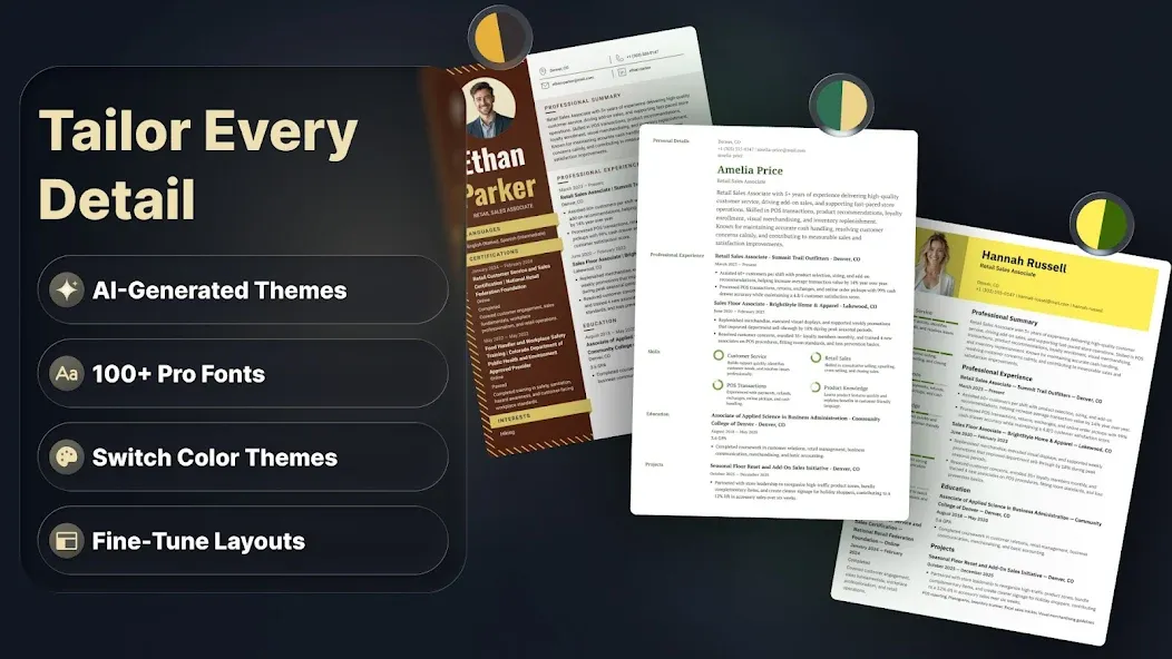 Resume Builder, CV Maker & AI screenshot 3