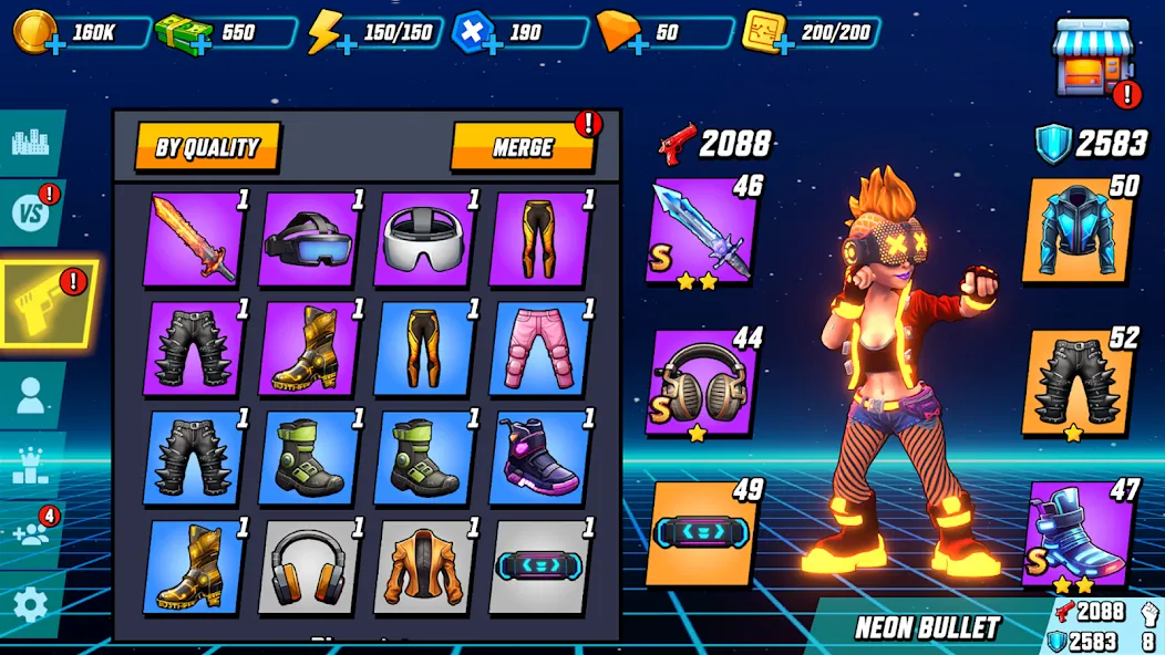 Gridpunk Battle Royale 3v3 PvP screenshot 4
