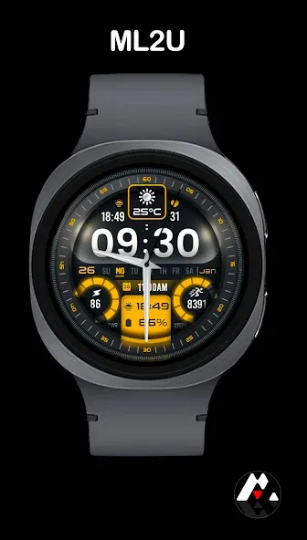 ML2U 364b Hybrid Watch Face screenshot 8