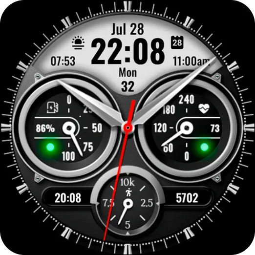 PT12 Hybrid Watch Face screenshot 31
