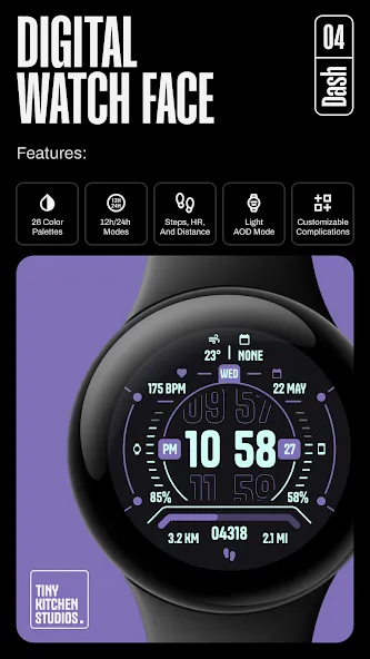 TKS 04 Dash Watch Face screenshot 2