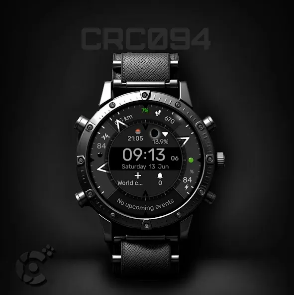 Digital Watch Face CRC094 screenshot 1