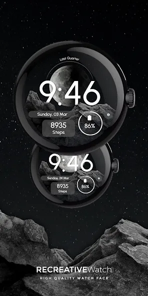 Digital - Moon Phases - ReS27 screenshot 1