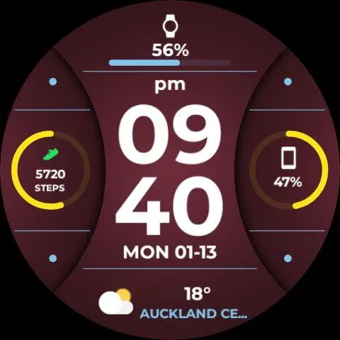 Night 81 - watch face screenshot 24