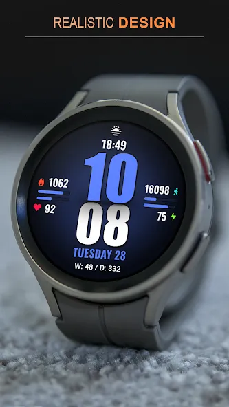 WFP 244 Sports watch face screenshot 6