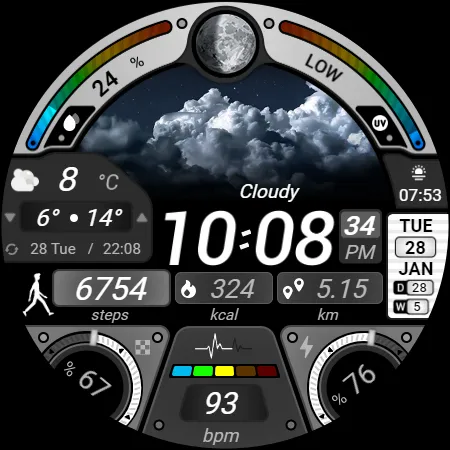 Rainbow Weather - Watch Face screenshot 31