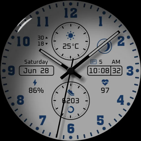 Watch face CNW-34 screenshot 8