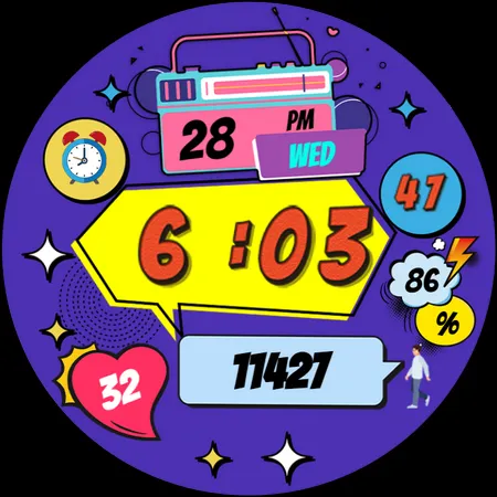 Pars Lollipop Watch Face screenshot 27
