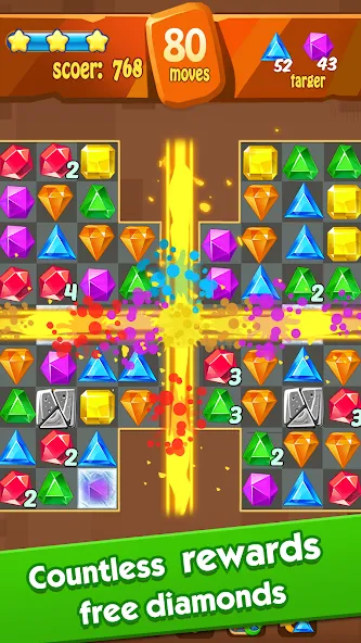 Jewels Classic - Crush Jewels screenshot 3