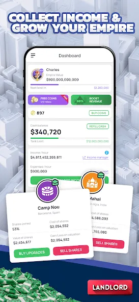 Landlord: Idle Business Empire screenshot 2