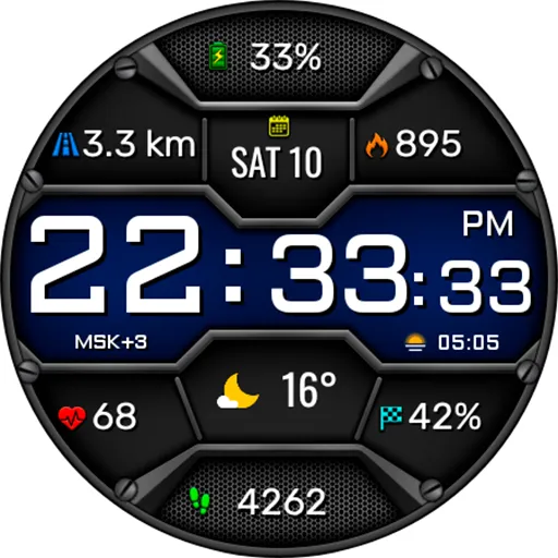 Digital Neror Watch Face screenshot 20