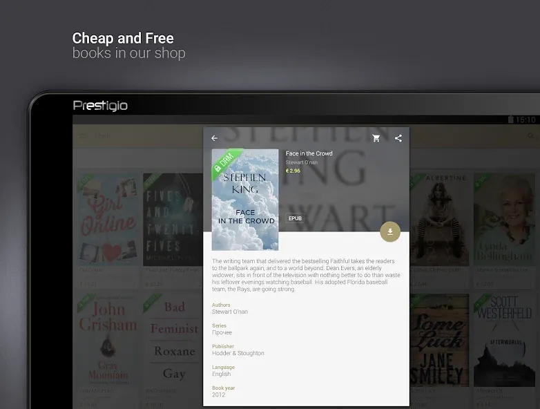 eReader Prestigio: Lector screenshot 11