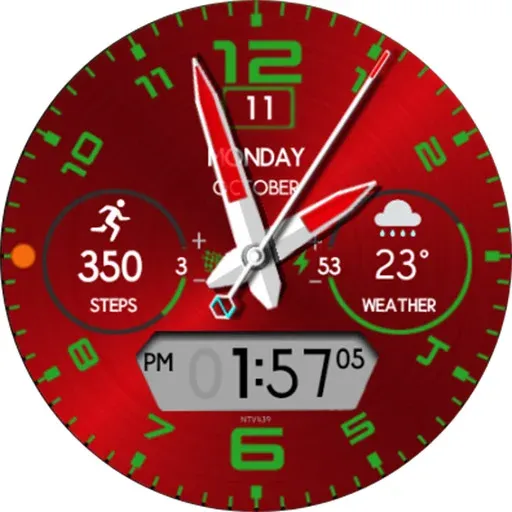 NTV439 - Hybrid watch face screenshot 27