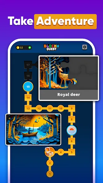 Blocky Quest - Classic Puzzle screenshot 5