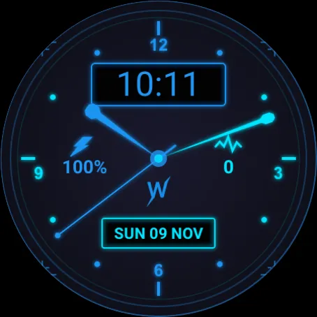 Hybrid Tech Watch Face screenshot 10