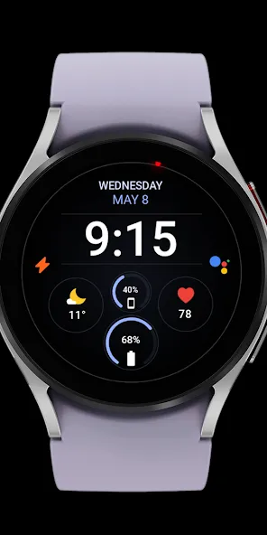Night 61 - watch face screenshot 5