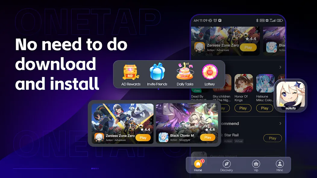 OneTap - Play Cloud Games screenshot 3