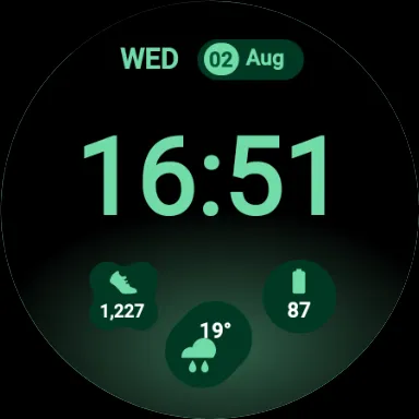 Minimal - Wear OS 3 Watch Face screenshot 6