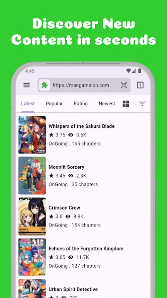 Manga Explorer - Manga Reader screenshot 1