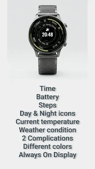 Digital Watchface D3 screenshot 2