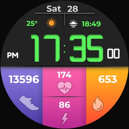 Vera Digital Watch Face screenshot 34