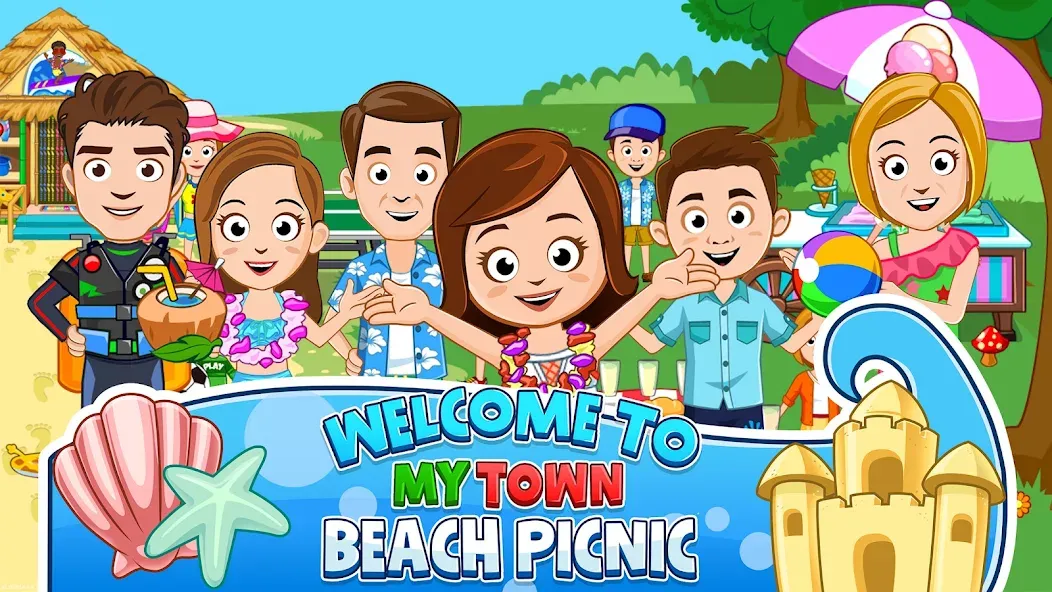 My Town : Beach Picnic screenshot 8