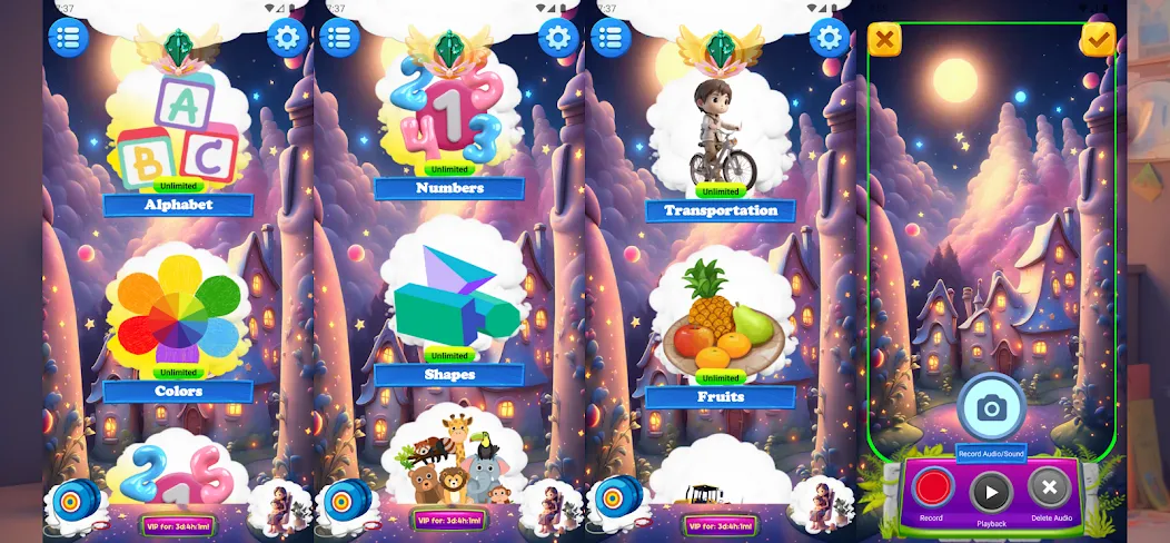Custom Kids Flashcards: Speak screenshot 19