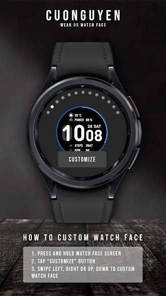 Watch face CNW0029 screenshot 3