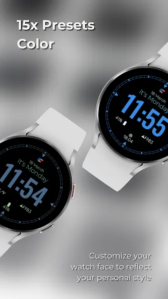 Commander: Digital Watch Face screenshot 2