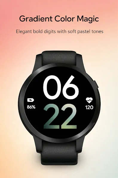 Modern Bold Digital WatchFace screenshot 8