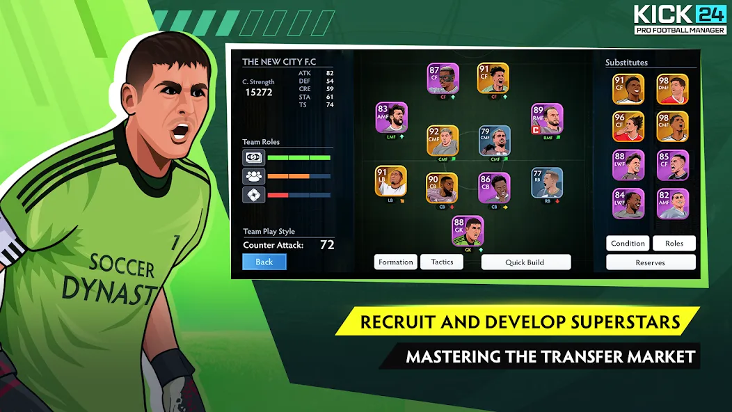 KICK 25: Pro Football Manager screenshot 3