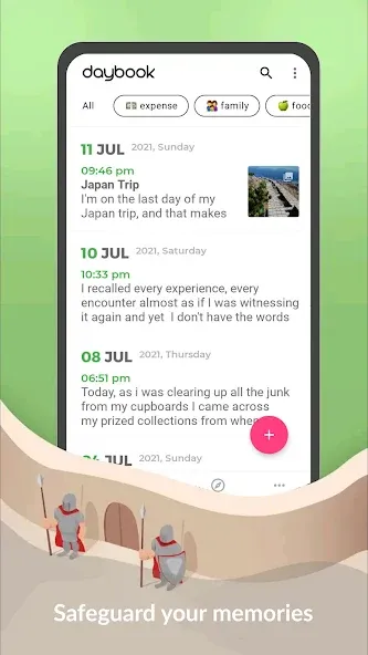 Daybook - Diary, Journal, Note screenshot 1