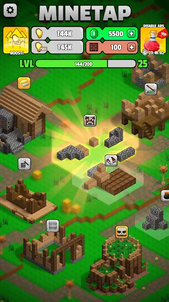 Minetap – Merge rpg clicker screenshot 6