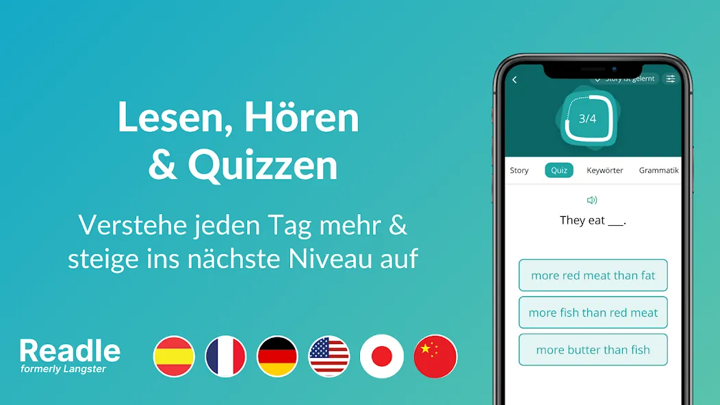 Readle (ex—Langster) Sprachen screenshot 4