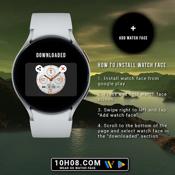 Watch face 10h08.com #126 screenshot 8