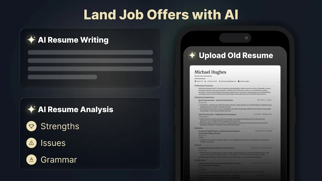 Resume Builder, CV Maker & AI screenshot 2