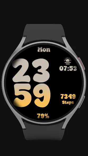 BIG Happy Watch Face screenshot 7
