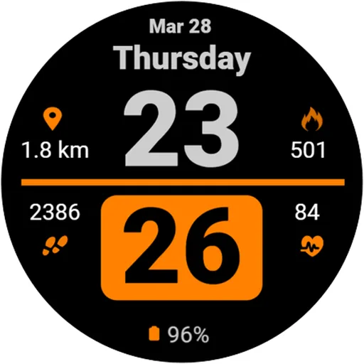 Digital Nox321 Watch Face screenshot 15