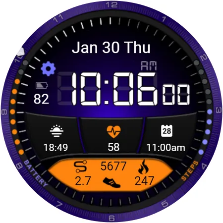 HyperSpace Watch Face screenshot 13