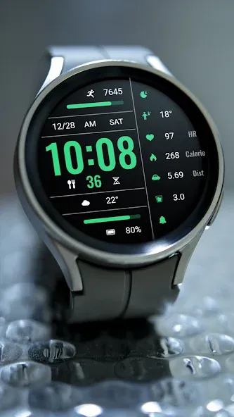 Practical Dark Green ZkinWatch screenshot 4