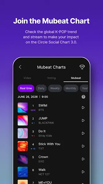 Mubeat for kpop Lovers screenshot 7